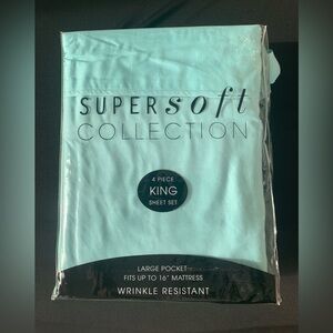 4 piece King Sheet Set